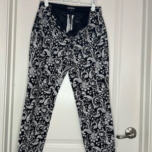Express Black Ankle Pants